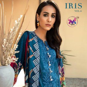 M3 FASHION IRIS VOL 4 JAM COTTON PRINT PAKISTANI